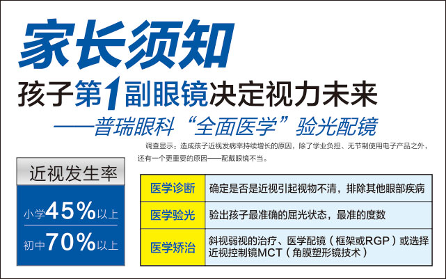 【多方面医学】验光配镜满300元省90元