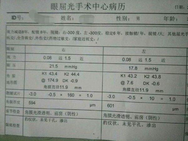 近视手术医生微信“坐诊”答疑集锦【三】